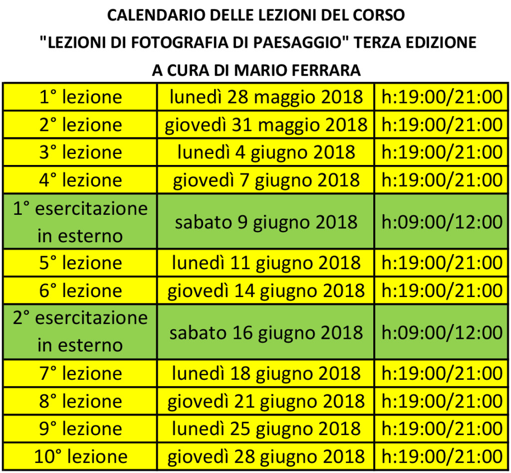 il calendario