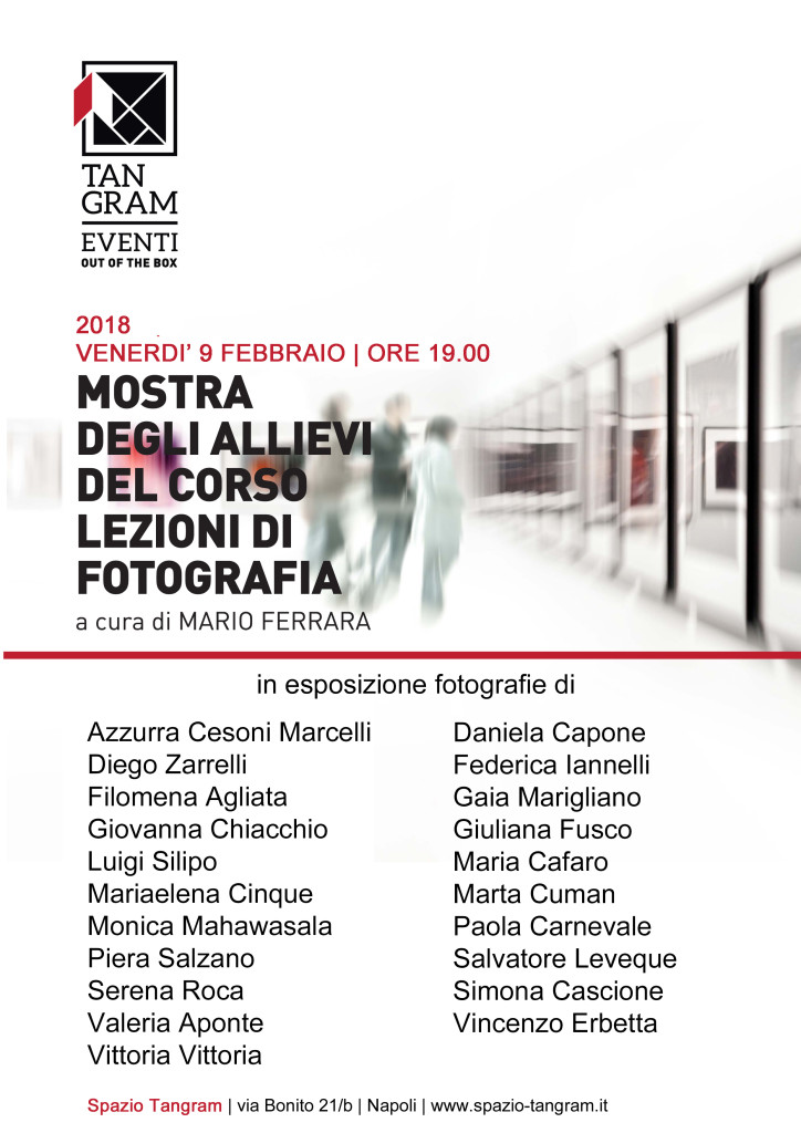  Mostra degli allievi del corso Lezioni di Fotografia 7° edizione