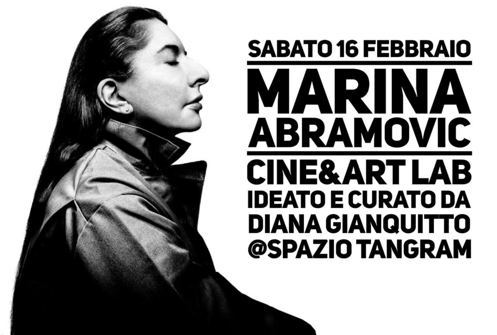 cine&art lab | Marina Abramovic | a cura di Diana Gianquitto