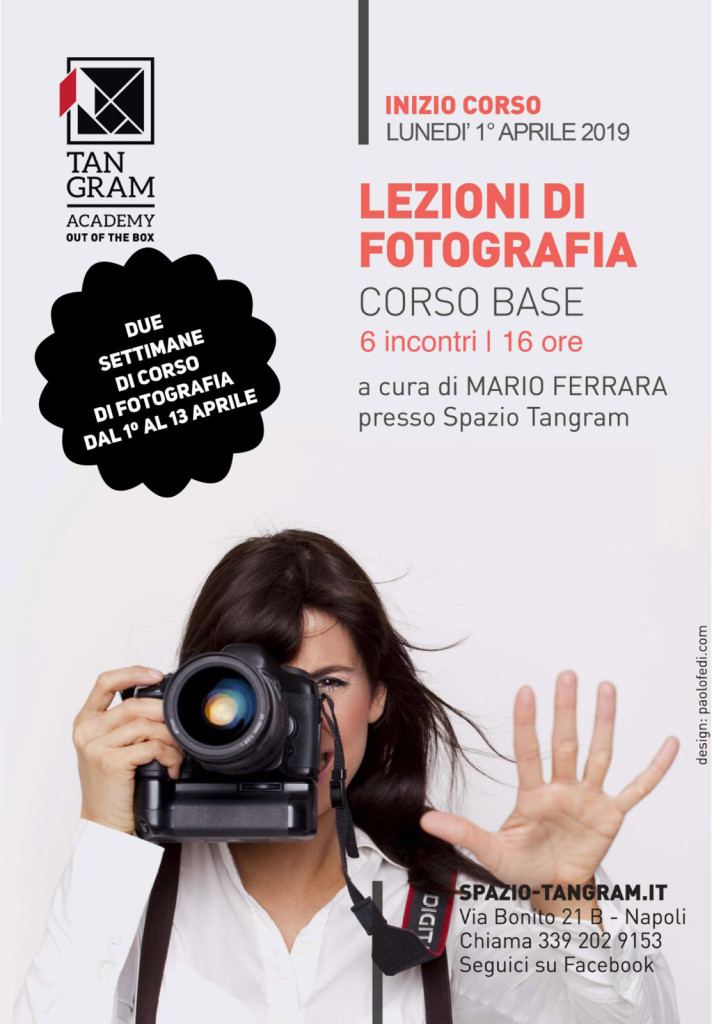 Lezioni di fotografia - corso intensivo in due settimane - a cura di Mario Ferrara