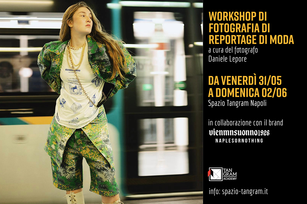 workshop di fotografia di moda a Napoli